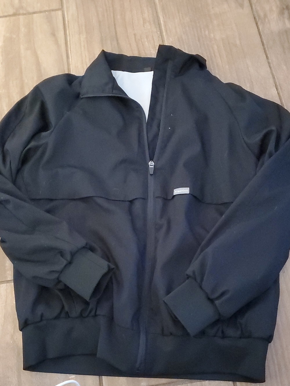 NiaaHinn Black Jacket with Full Zip